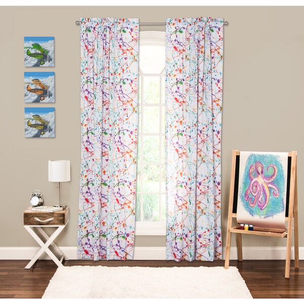 Crayola Splat 84-inch Window Panel