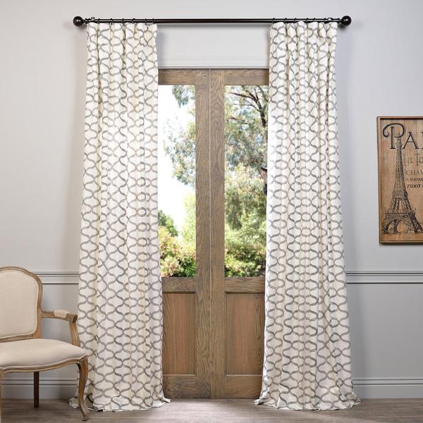 Exclusive Fabrics Exclusive Fabrics Illusions Printed Cotton Curtain
