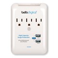 Bell'O Digital ASG3010 3-outlet/ 2 USB Ports Surge Protection Wall Plug