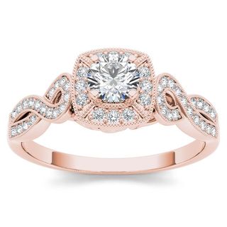 Rose gold engagement rings toronto
