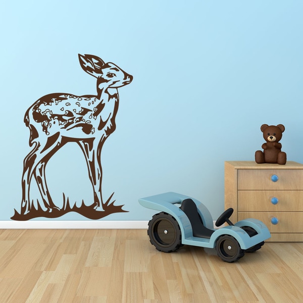 Fawn Animal Vinyl Wall Art Fawn Animal Vinyl Wall Art