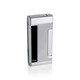 Caseti Marvolo Single Jet Flame Cigar Lighter - Black Lacquer & Diamond Cut (Ships Degassed)