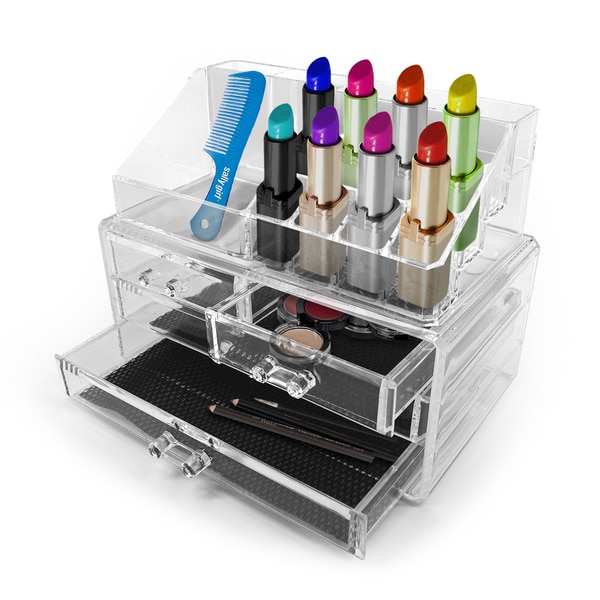 Acrylic 2piece Clear Makeup Organizer 17499365 Shopping Top Rated Other