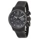 Edox Men's 'Chronorally' Black Stainless Steel Swiss Mechanical Automatic Watch