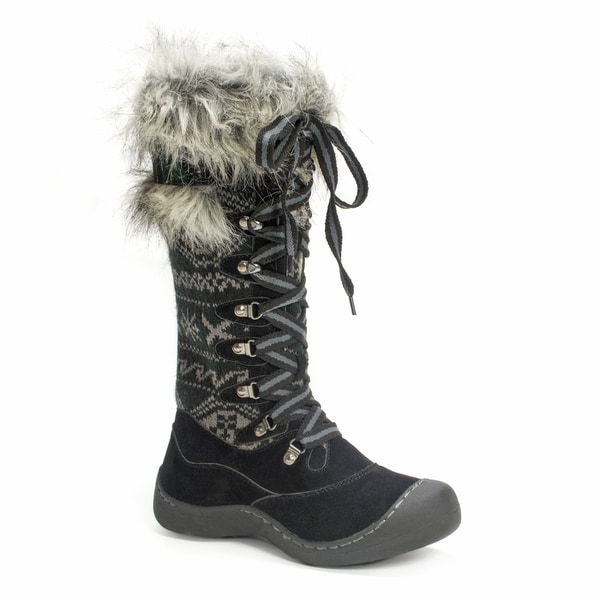 muk luks women's lace up hiker rocky boots
