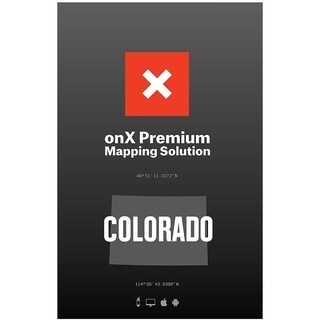 onXmaps HUNT Colorado Public/ Private Land Ownership Topo Maps Micro SD Card for Garmin GPS