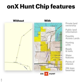 onXmaps HUNT Utah Public/ Private Land Ownership Topo Maps Micro SD Card for Garmin GPS
