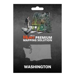 onXmaps HUNT Washington Public/ Private Land Ownership Topo Maps Micro SD Card for Garmin GPS