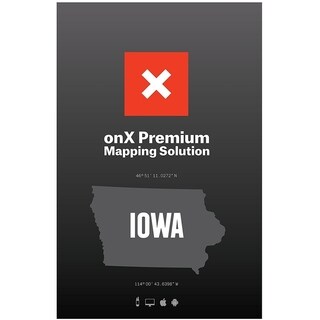 onXmaps HUNT Iowa Public/ Private Land Ownership Topo Maps Micro SD Card for Garmin GPS