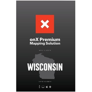onXmaps HUNT Wisconsin Public/ Private Land Ownership Topo Maps Micro SD Card for Garmin GPS