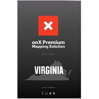 onXmaps HUNT Virginia Public/ Private Land Ownership Topo Maps Micro SD Card for Garmin GPS