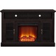 Altra Espresso Chicago Fireplace TV Console