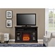 Altra Espresso Chicago Fireplace TV Console