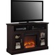 Altra Espresso Chicago Fireplace TV Console