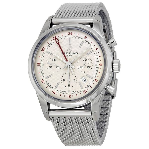 Breitling Men's AB045112-G772 'TransOcean' Automatic Chronograph Silver Stainless steel Watch