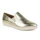 Fahrenheit Women's Pointed-toe Women's Snake Textured Sneaker
