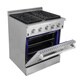 Thor Kitchen 30-inch All Stainless Steel Professional Gas Range with 4 burners