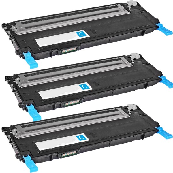 Samsung CLT-C407S Cyan Compatible toner Cartridge For CLP-CLP-320/325 ( Pack of 3 )