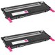 Samsung CLT-M407S Magenta Compatible toner Cartridge For CLP-CLP-320/325 ( Pack of 2 )