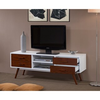 Chestnut/ White Thora Entertainment Center