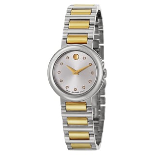 Movado Women's 'Concerto' Stainless Steel Swiss Quartz Watch