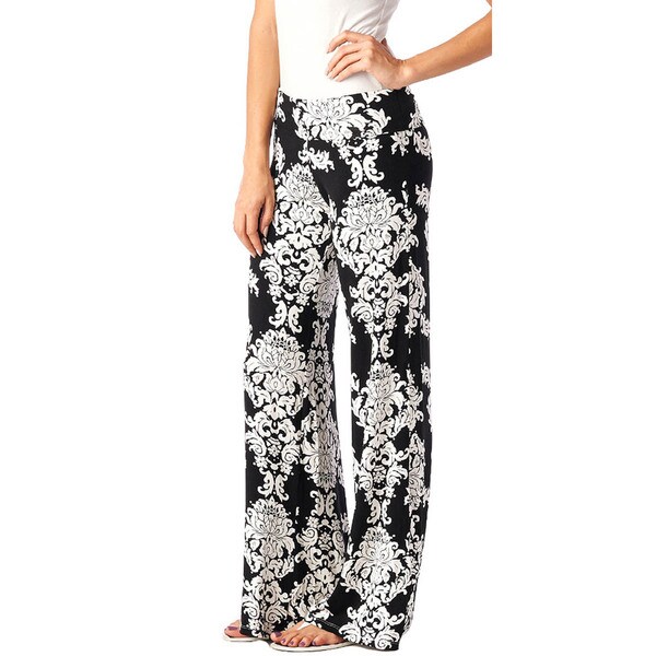 Popana Damask Palazzo Pants Made In USA 17506069