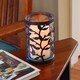 Round Warm Black Vine Metal Lanterns (Set of 2)