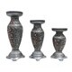 D'Lusso Designs Sofia Collection 3-piece Hurricane Candle Set
