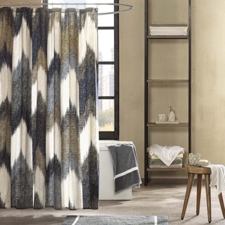 Ink+Ivy Alpine Cotton Printed Shower Curtain