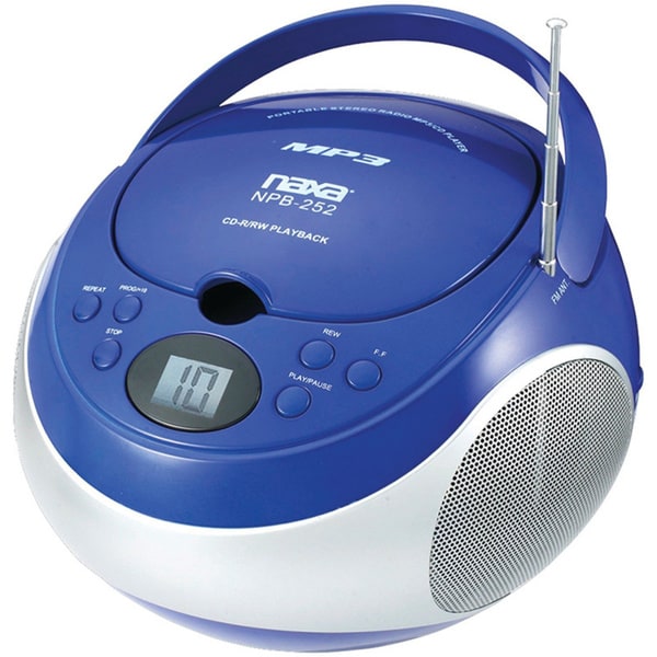 Naxa Electronics NPB-252 Portable MP3/ CD Player with AM/FM Stereo Radio