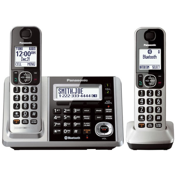 Panasonic KX-TGF372S DECT 6.0 2-handset Landline Telephone (Refurbished)