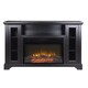 Kingwood 57-inch Wide Media Fireplace in Espresso