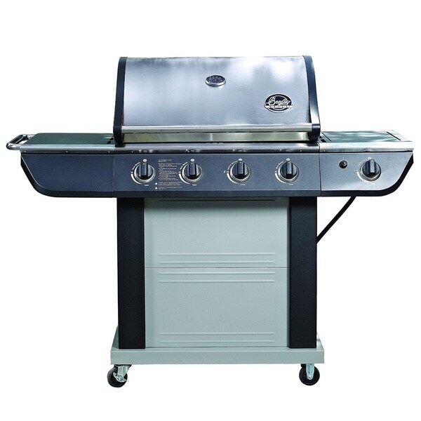 Bradley Smoker Grill 4-Burner Stainless Steel 61,000 BTU