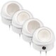 Maxxima Swivel Head LED Night Light With Sensor (Pack of 4)
