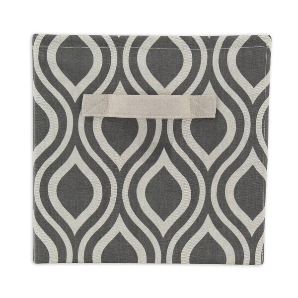 Nichole Grey Lakin Storage Bin with  Handle