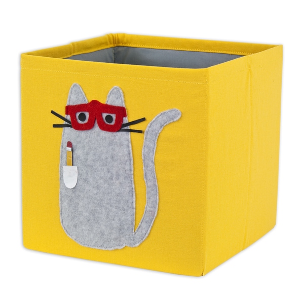 Duck Yellow Storage Bin with Smart Kitty
