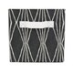 Handcut Shapes Charcoal Storage Bin with Avanti White Handle