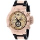 Invicta Men's Subaqua 15806 Rose Gold Rubber Swiss Quartz Watch