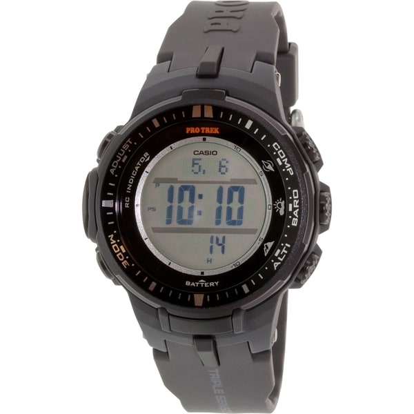 Casio Men's Protrek PRW-3000-1D Black Rubber Quartz Watch