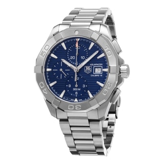 Tag Heuer Men's CAY2112.BA0925 '300 Aquaracer' Blue Dial Stainless Steel Chronograph Swiss Automatic Watch