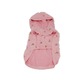 ANIMA Quilted Fleece and Sequined Diamond Pattern Dog Hoodie