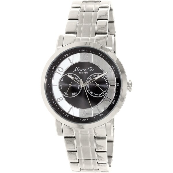 Kenneth Cole Men's New York KC9375 Stainless Steel Analog Quartz Watch