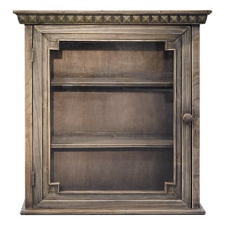 Architectural Walnut Wall Cabinet
