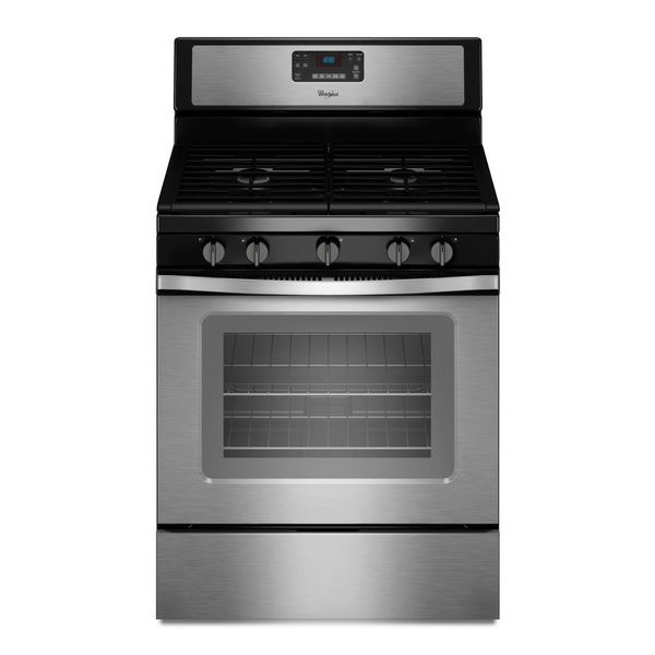 Whirlpool 30inch Freestanding Gas Range with 5 Sealed Burners and Convection Oven