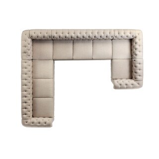 Moser Bay Furniture Roll Arm 9-seat U Sectional Sofa Set