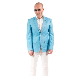 Elie Balleh Men's Milano Italy Cotton Slim Fit Blazer