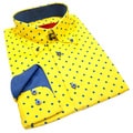 Elie Balleh Milano Italy Boys' Polka Dot Slim Fit Shirt