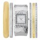 Vernier Women's Stainless Steel Watch and Zebra Print Jewelry Box Set