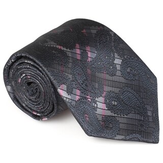 Vance Co. Men's Handmade Microfiber Tie and Hanky Set