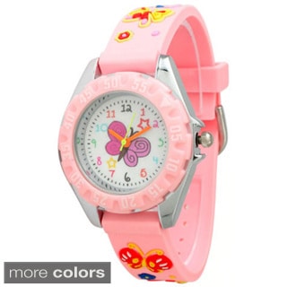 Olivia Pratt Children's Colorful Butterfly Watch